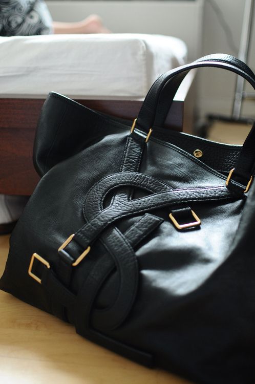 YSL Vavin Black Classic Leather Bags