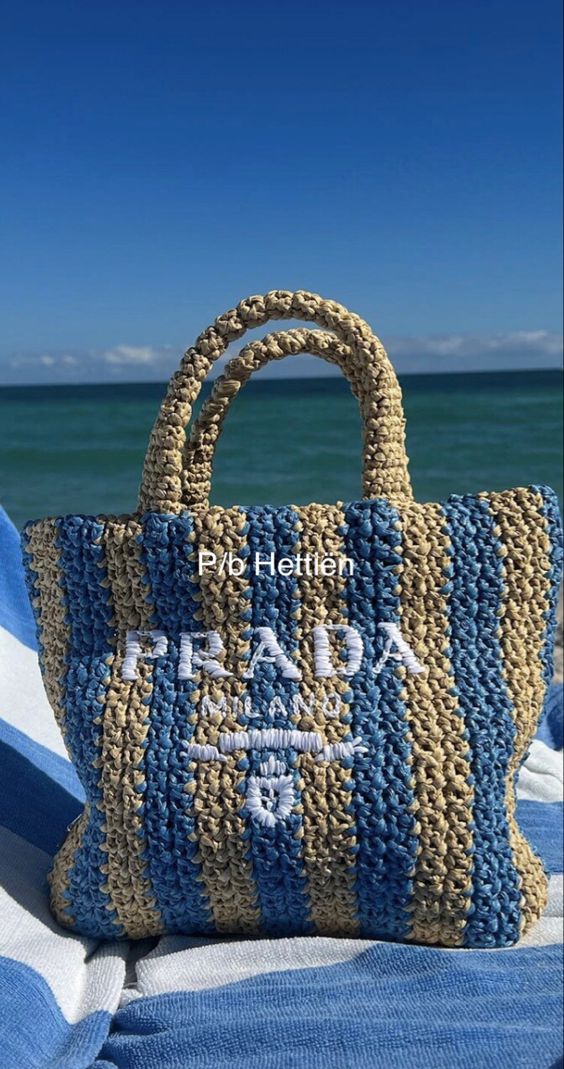 Prada Raffia Bag