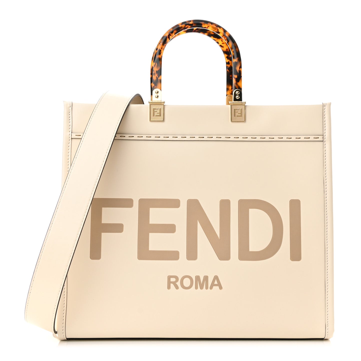 Fendi Large Sunshine Leather Shopper