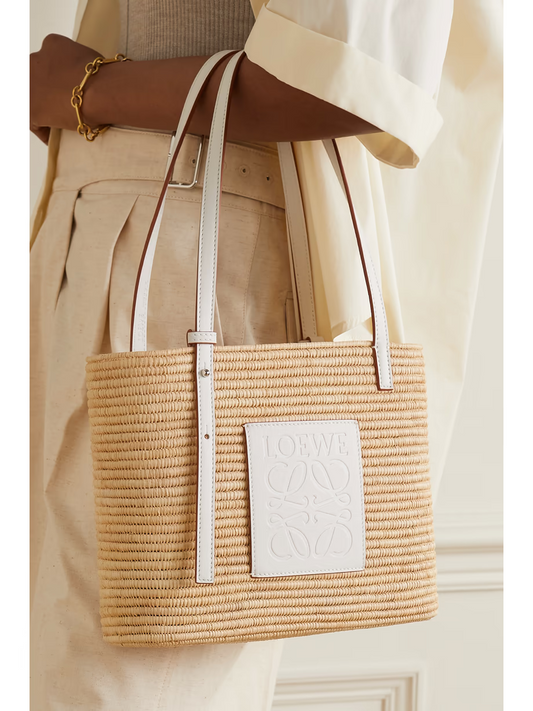 Loewe Paula's Ibiza Woven Raffia Tote Bag