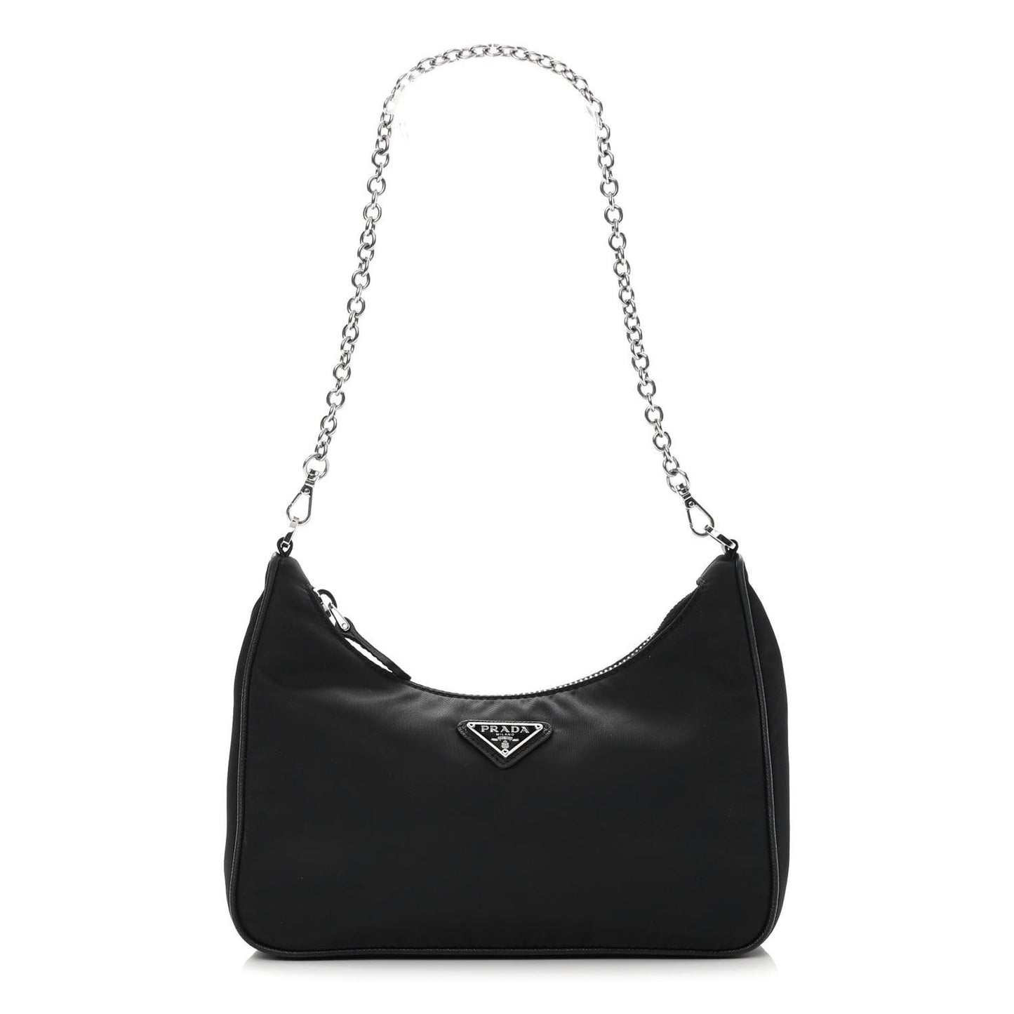 PRADA Nylon Re-Edition 2005 Shoulder Bag Black