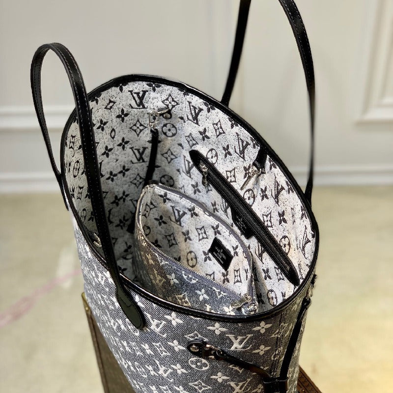 LV Louis Vuitton Neverfull MM Tote Bag