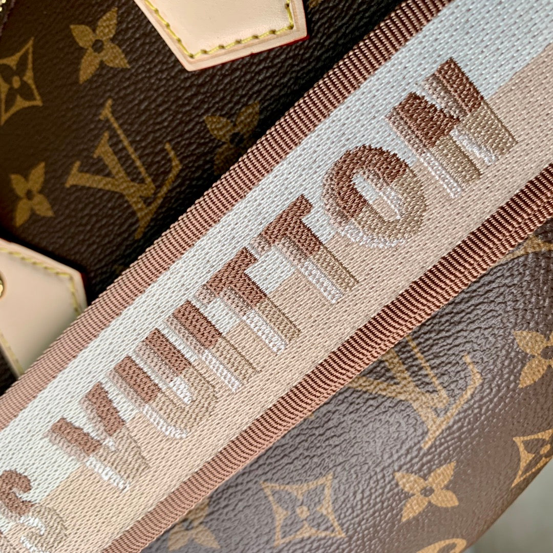 Louis Vuitton Speedy Bandoulière 20 Monogram Beige Strap - 20.5 x 13.5 x 12.0 cm