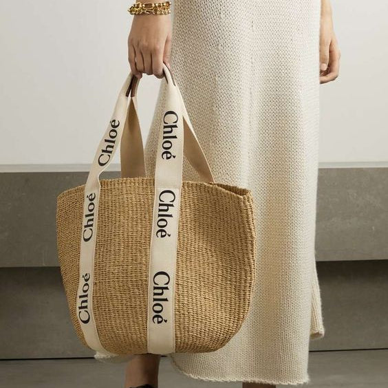 Chloé Torba Woody Large Typu Basket Bag