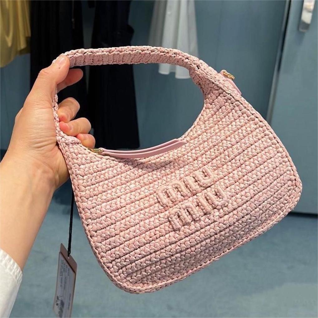 MIUMIU Wander crochet hobo bag