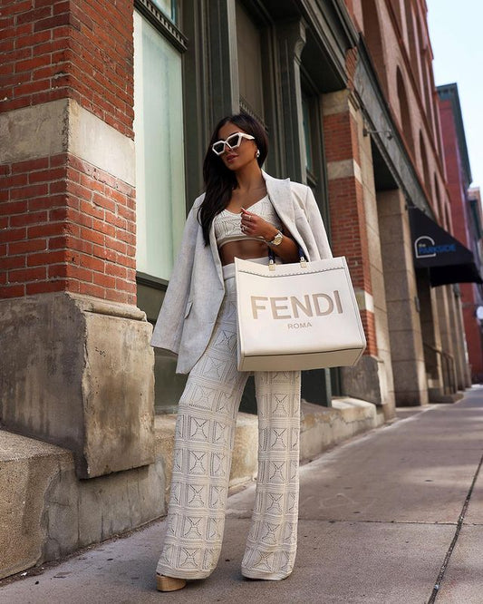 Fendi Large Sunshine Leather Shopper