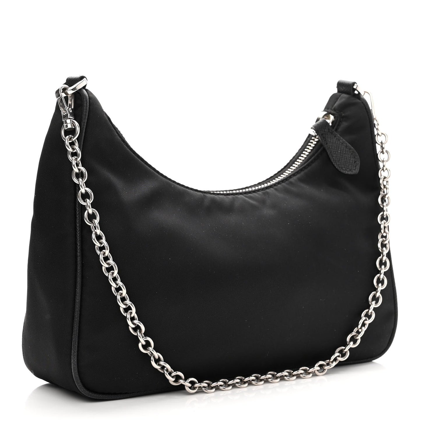 PRADA Nylon Re-Edition 2005 Shoulder Bag Black