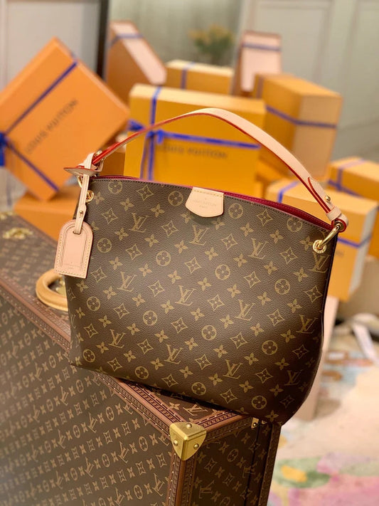 Louis Vuitton Ebene Monogram Leather Bag