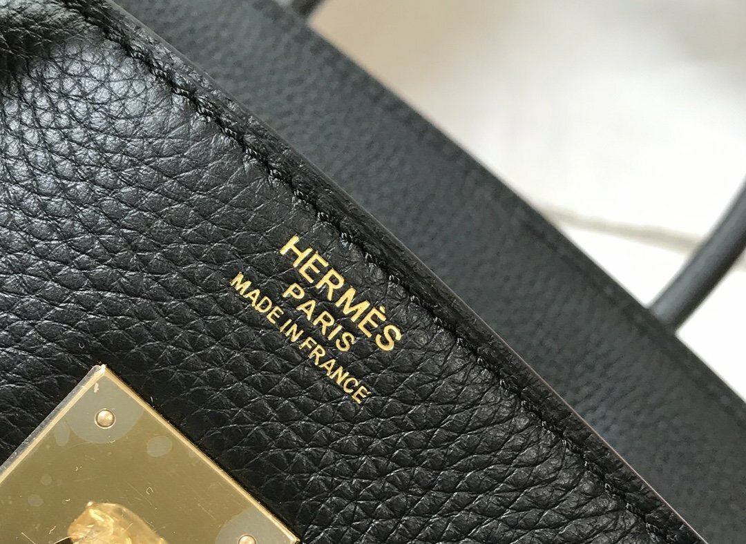 Hermes Handle Bag 30cm Black