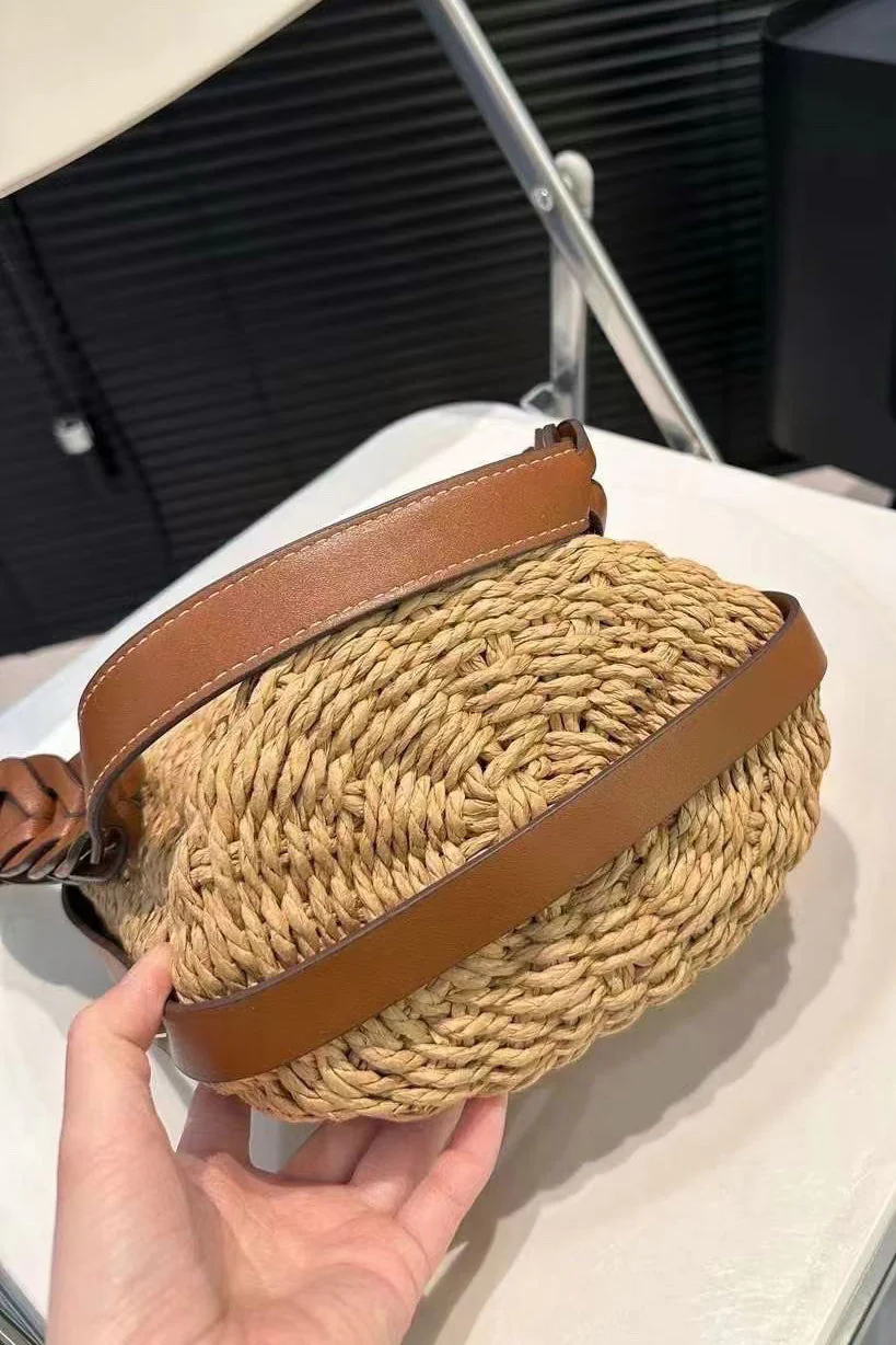 Prada Woven Bucket Bag