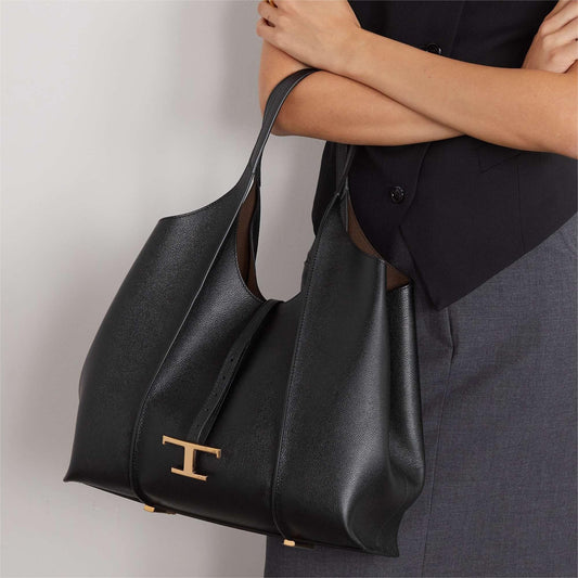 TOD'S T Timeless medium leather shoulder bag