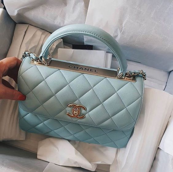 Chanel Trendy CC Flap Bags-Blue