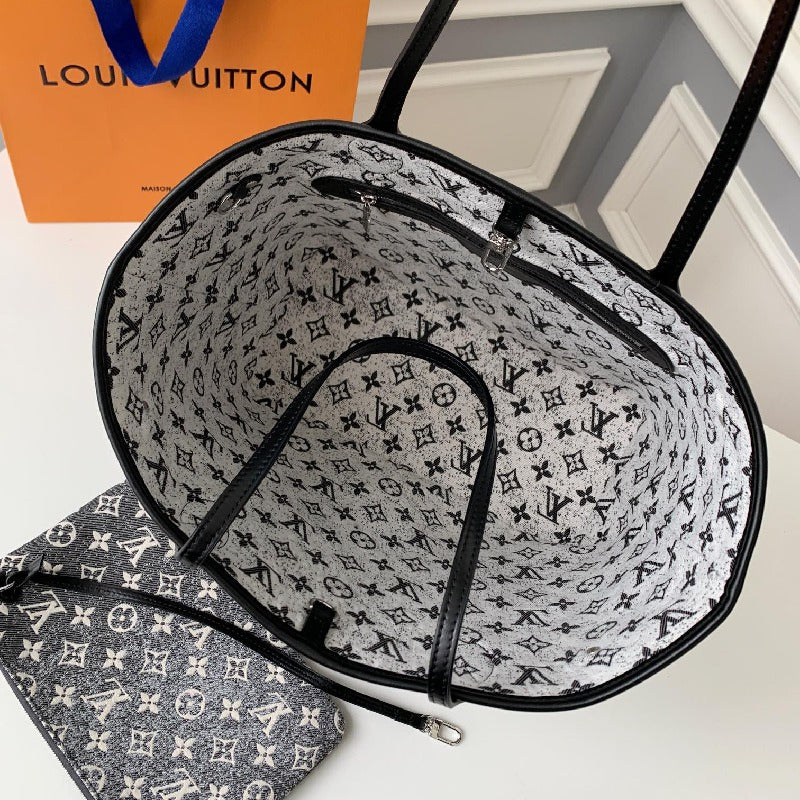 LV Louis Vuitton Neverfull MM Tote Bag