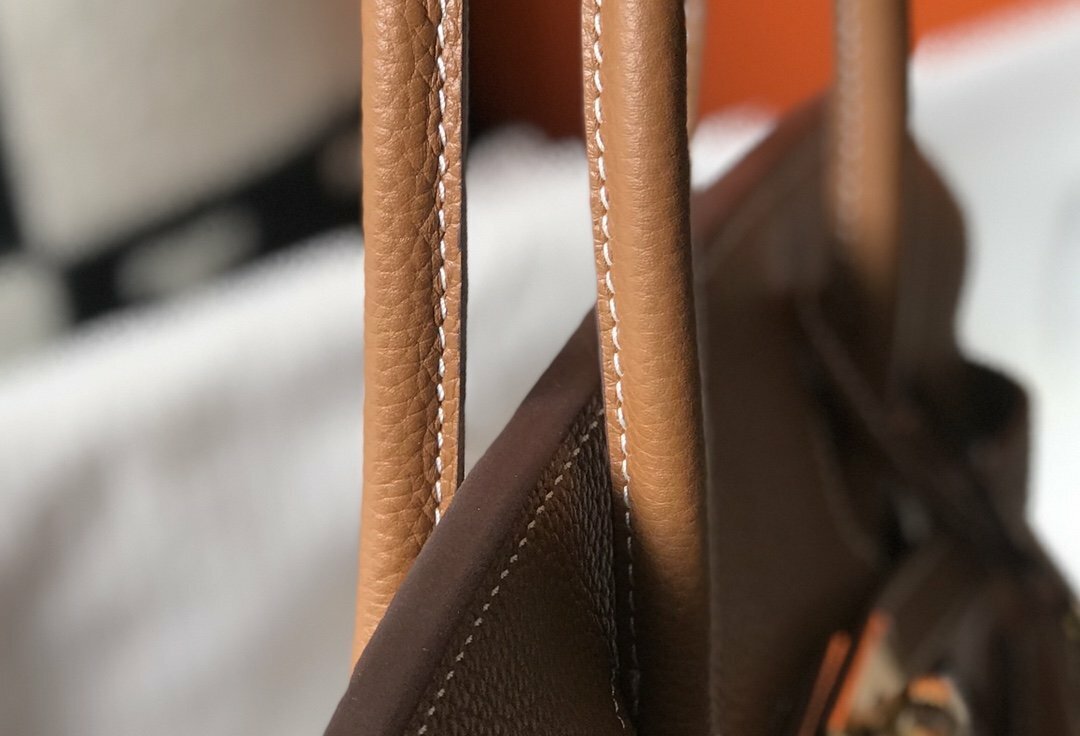 Hermes HMS Handle Bag 30cm Brown