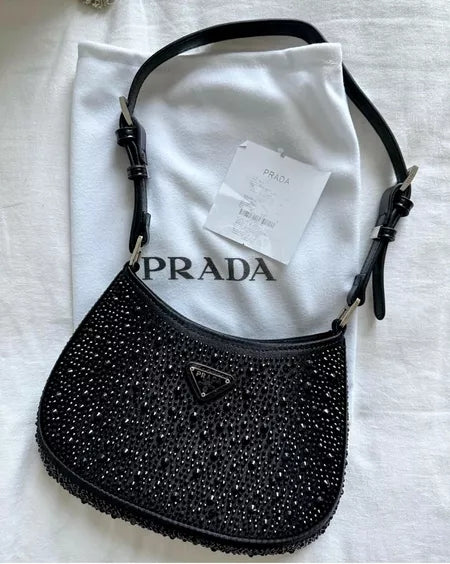 Rhinestone Prada bag