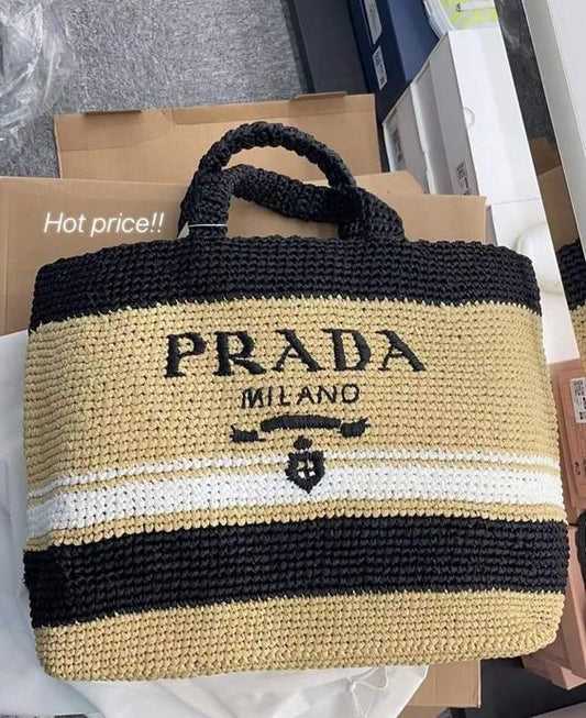 Prada Raffia Bag