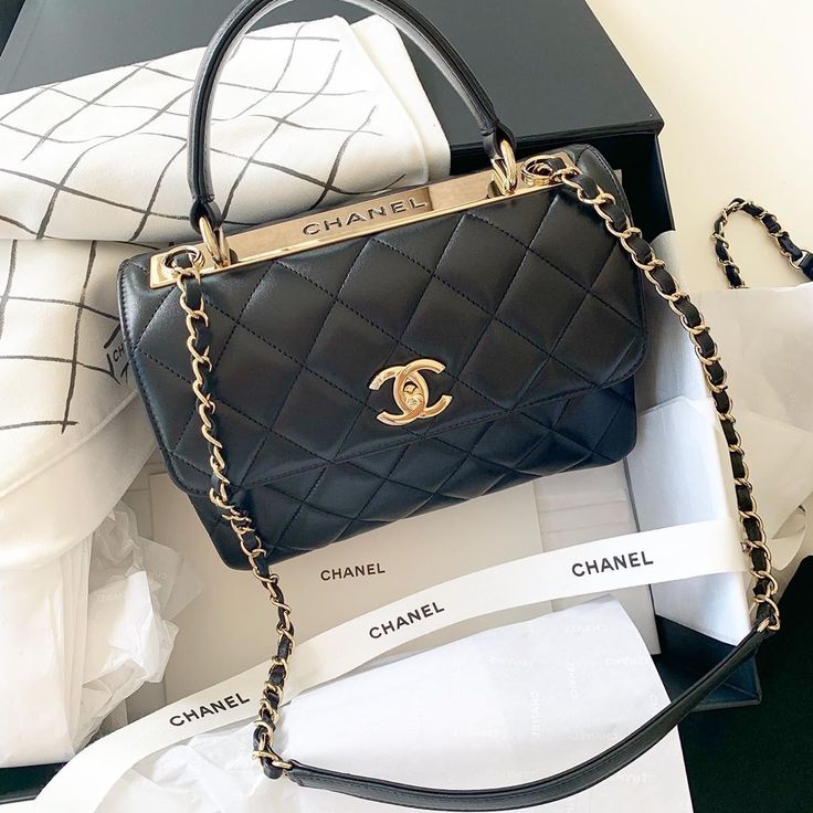 Chanel Trendy CC Flap Bags-Black