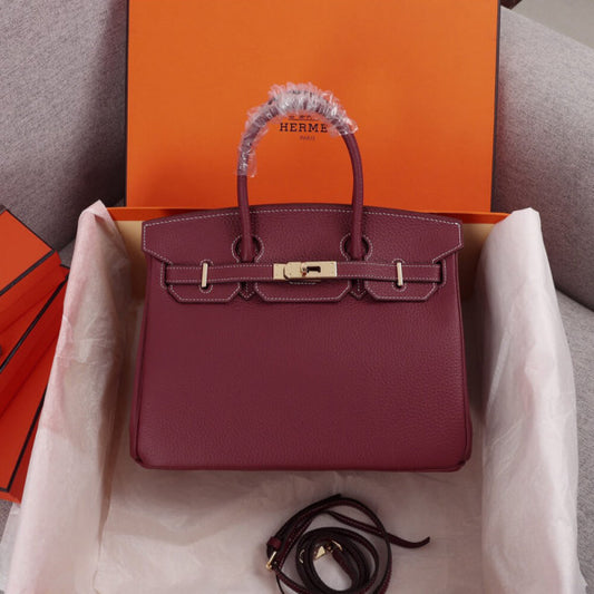 Hermes Brikin 35cm bag Dark Red