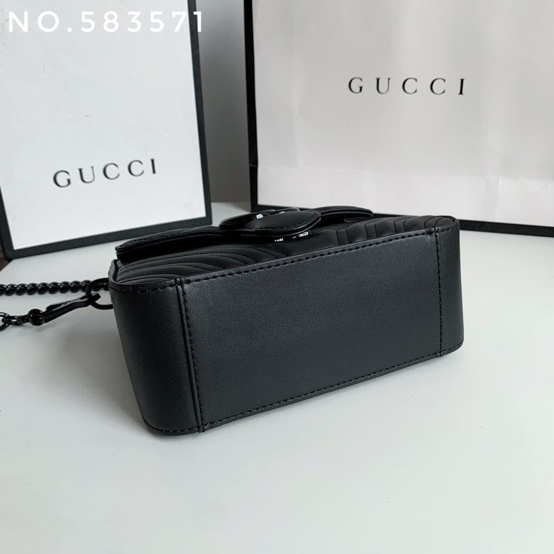 Gucci Marmont Mini Top Handle Bag  8″W X 6″H X 3″D