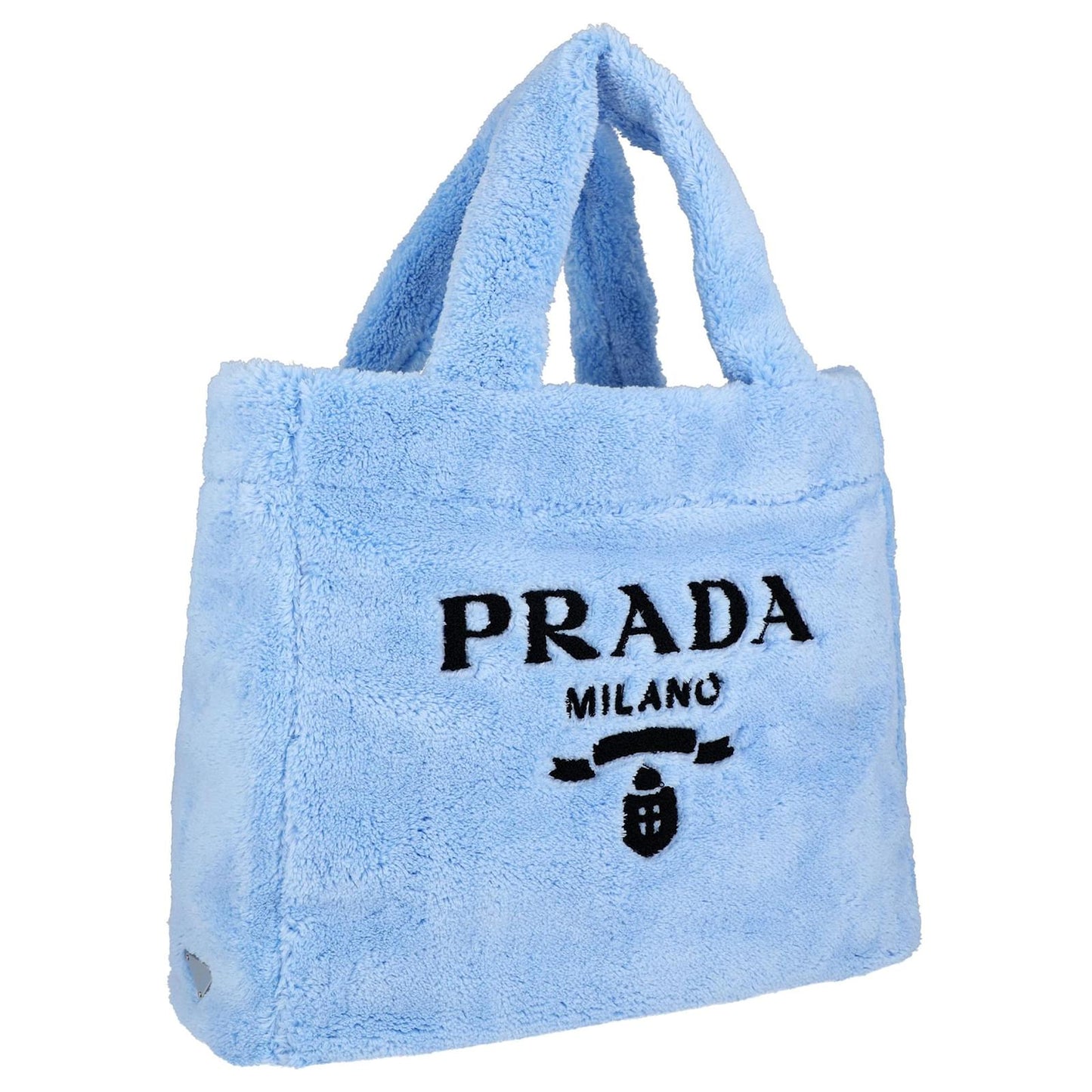 Terry Tote Prada Bag In Blue