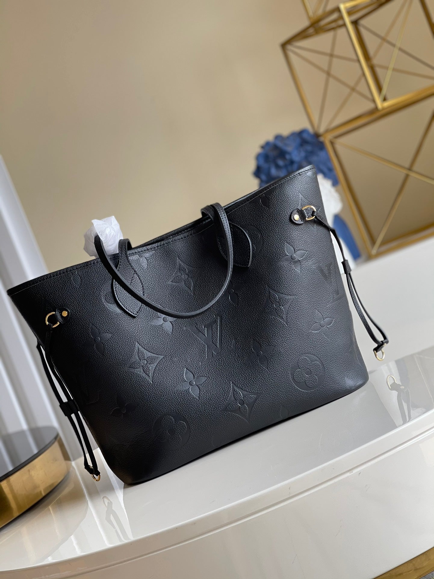 Louis Vuitton Tote Leather Bag