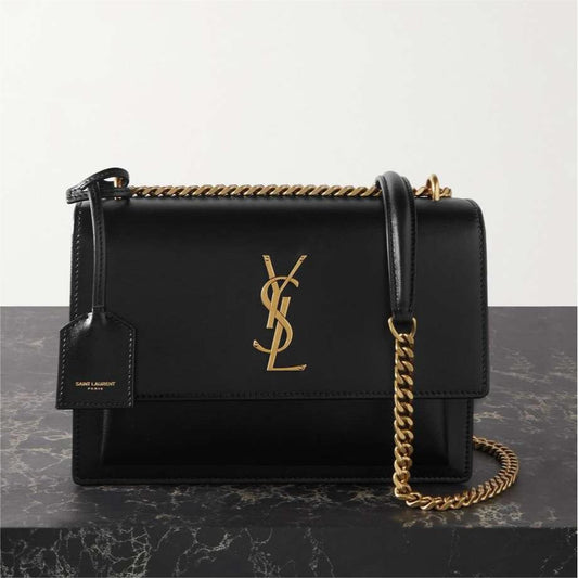 SAINT LAURENT Sunset medium leather shoulder bag