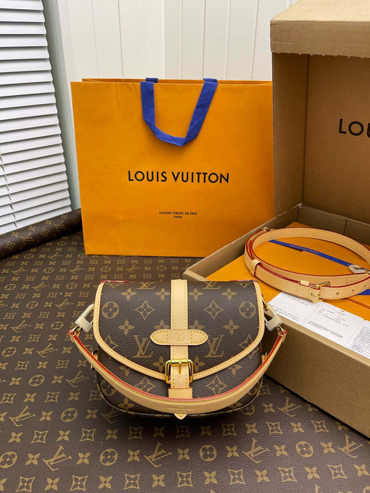 Louis Vuitton Monogram Saumur Handbag