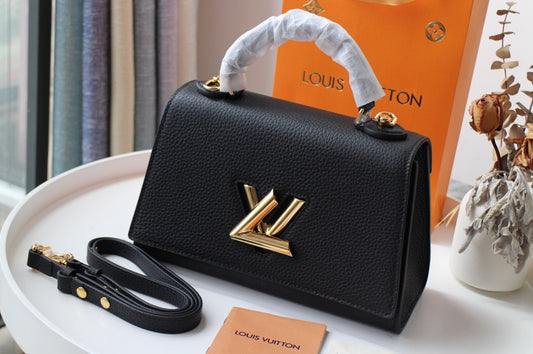 Louis Vuitton Twist Handle Black 17x25x11cm