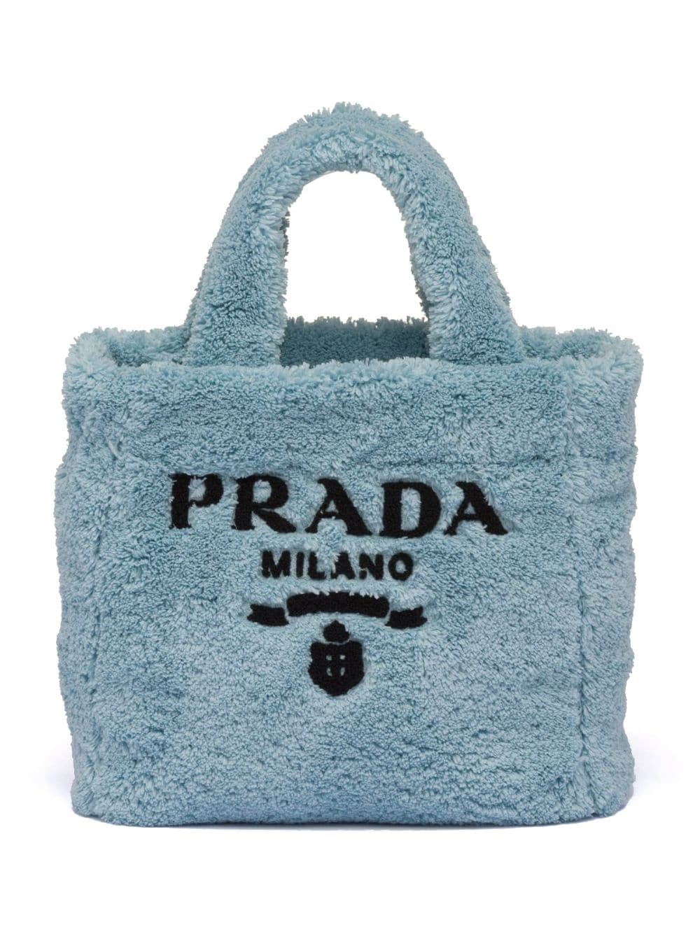 Terry Tote Prada Bag In Blue