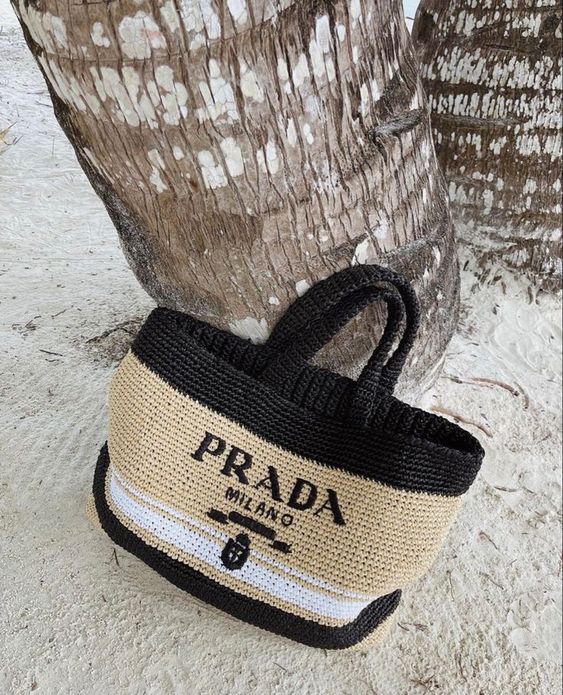 Prada Raffia Bag