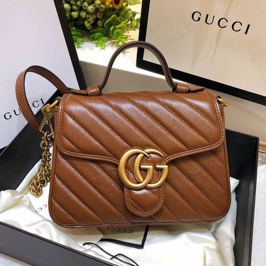 Gucci GG Marmont Mini Top Handle Bag