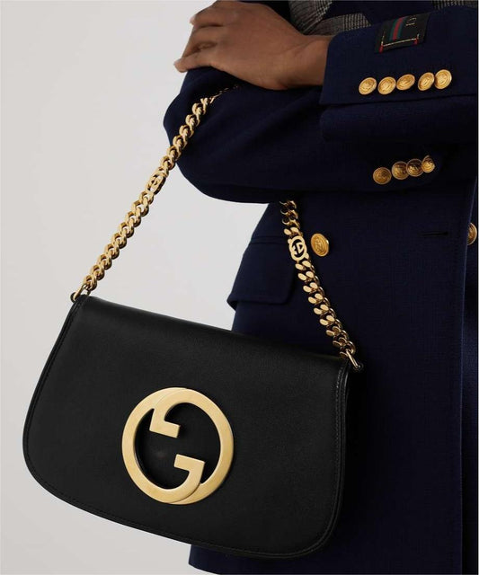 GUCCI New Blondie leather shoulder bag