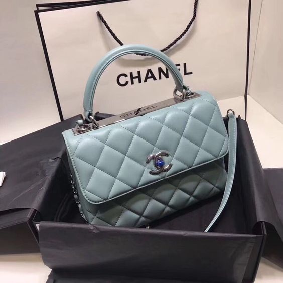 Chanel Trendy CC Flap Bags-Blue