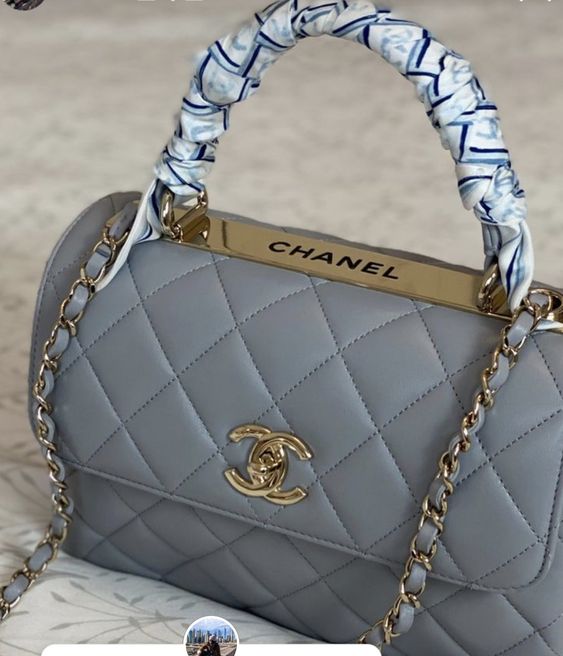 Chanel Trendy CC Flap Bags-Blue