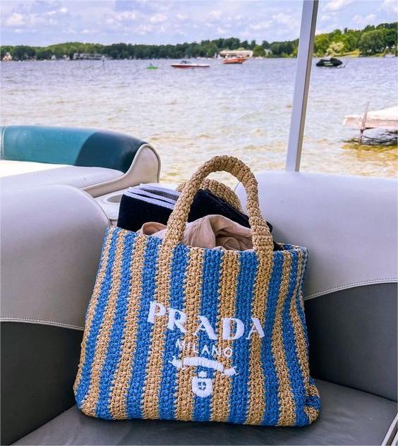 Prada Raffia Bag