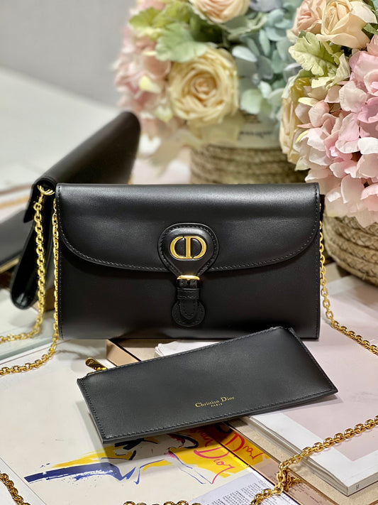 Dior Bobby Wallet on Chain East West Black - 21.5×12×4cm